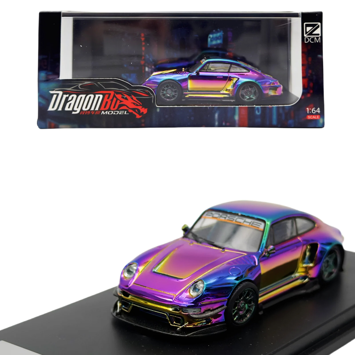 DRAGONBO x DCM 1:64 Porsche 99 – Die Cast Car 1 64 recenzja i cena