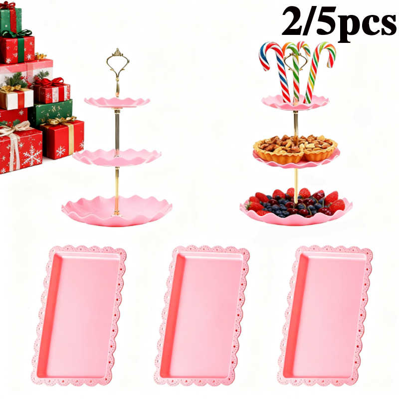 2/5 szt. Luksusowy różowy stoj – Display Risers Set recenzja i cena